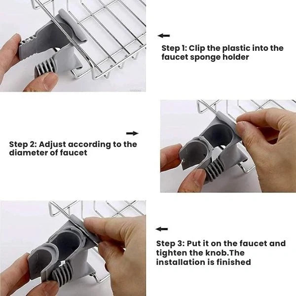 NeatTap™ – Multi-Use Sink Organizer | Rust-Resistant | Fits Most Faucets