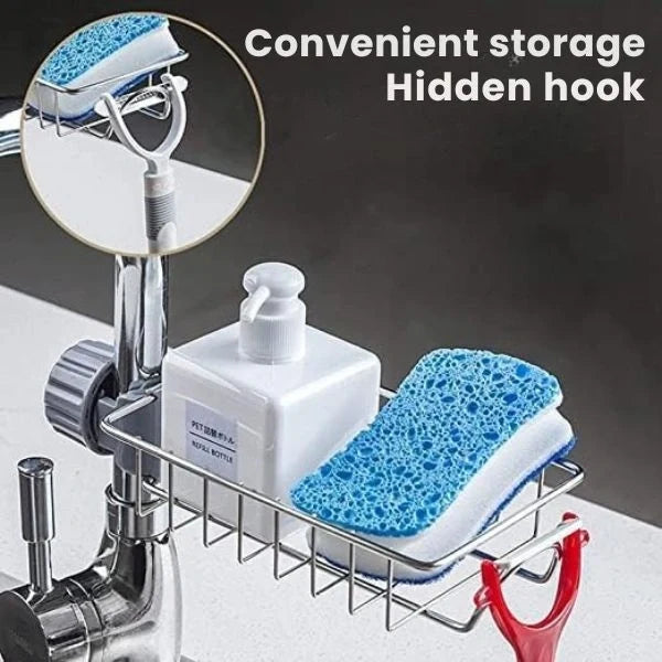 NeatTap™ – Multi-Use Sink Organizer | Rust-Resistant | Fits Most Faucets