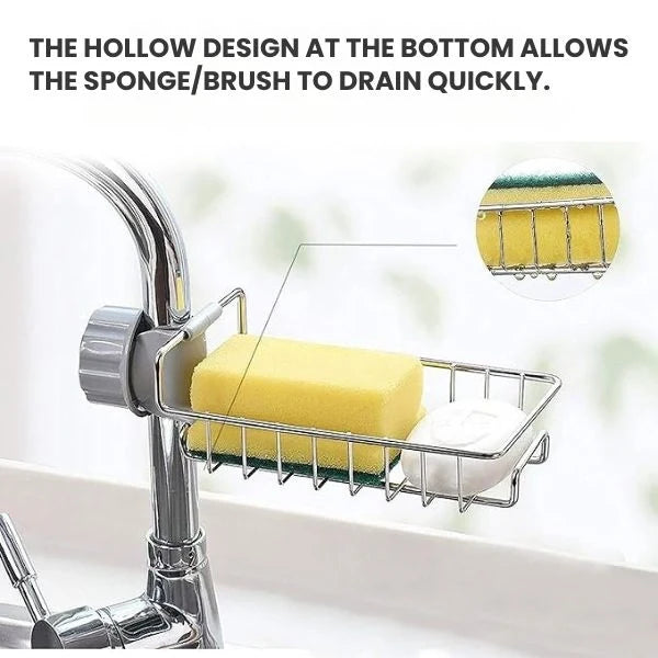 NeatTap™ – Multi-Use Sink Organizer | Rust-Resistant | Fits Most Faucets