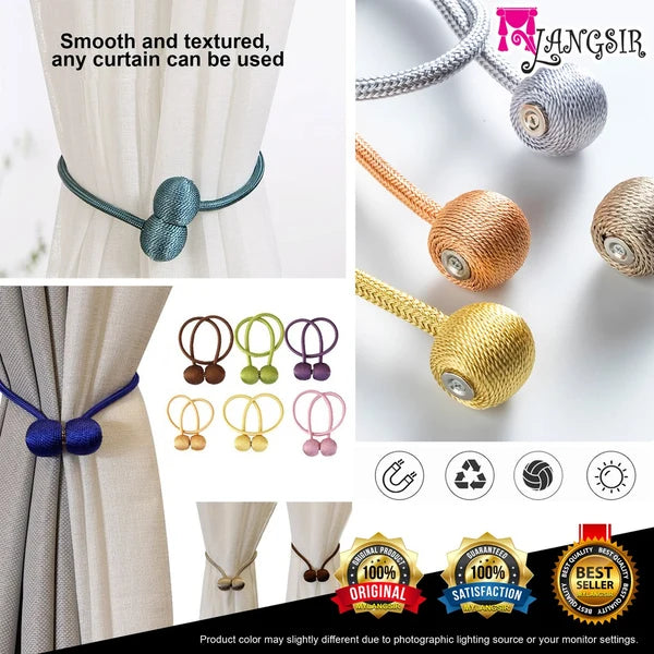 Premium Magnetic Ball Curtain Buckle