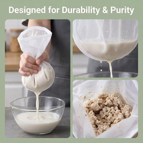 3 Pcs Bowl-Shaped Nylon Multifunctional Bag, Reusable Strainer Bags