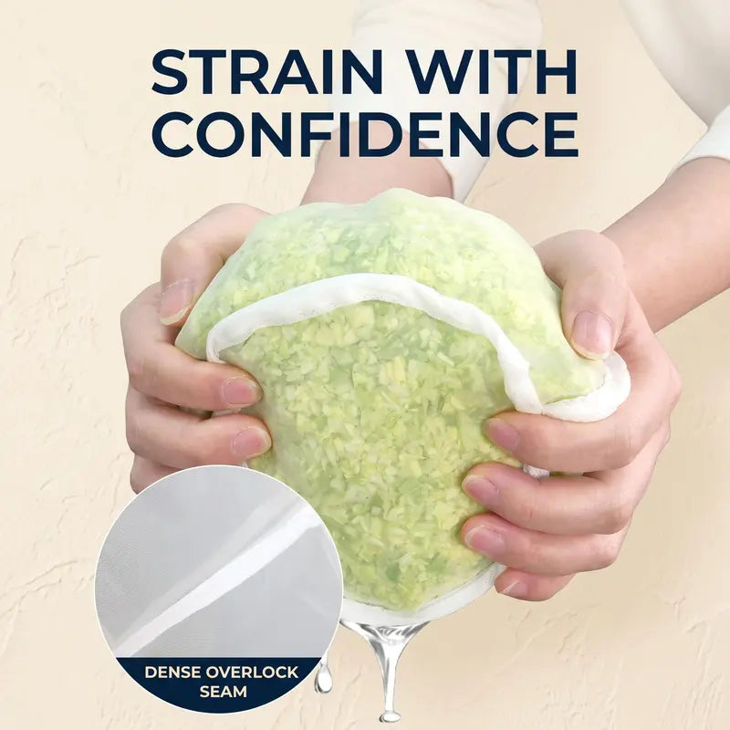 3 Pcs Bowl-Shaped Nylon Multifunctional Bag, Reusable Strainer Bags