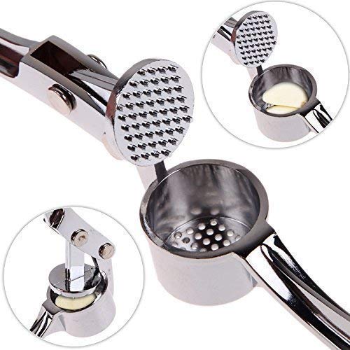 Heavy Duty Garlic Press & Crusher – Stainless Steel Manual Garlic Mincer