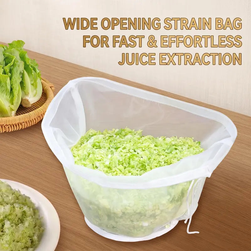 3 Pcs Bowl-Shaped Nylon Multifunctional Bag, Reusable Strainer Bags