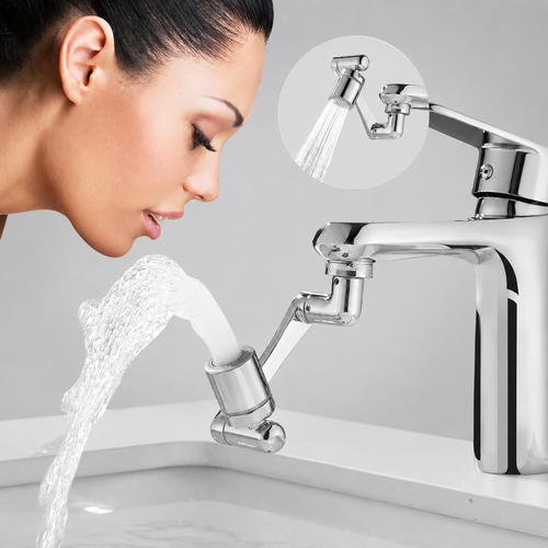 Rotating Faucet/Tap Extender | Stainless Steel | 1080° rotation