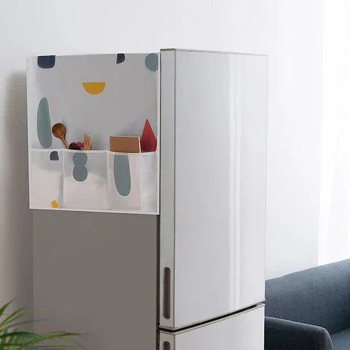 WaterProof and DustProof Refrigerator Cover (with 6 pockets)