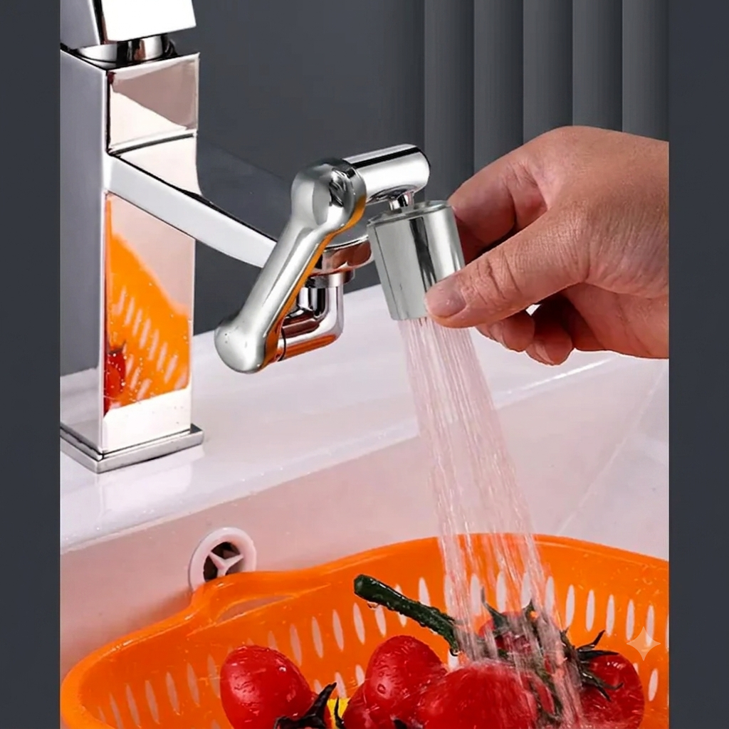 Rotating Faucet/Tap Extender | Stainless Steel | 1080° rotation