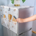 WaterProof and DustProof Refrigerator Cover (with 6 pockets)