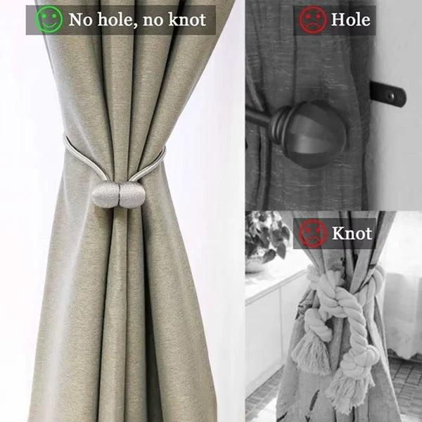 Premium Magnetic Ball Curtain Buckle
