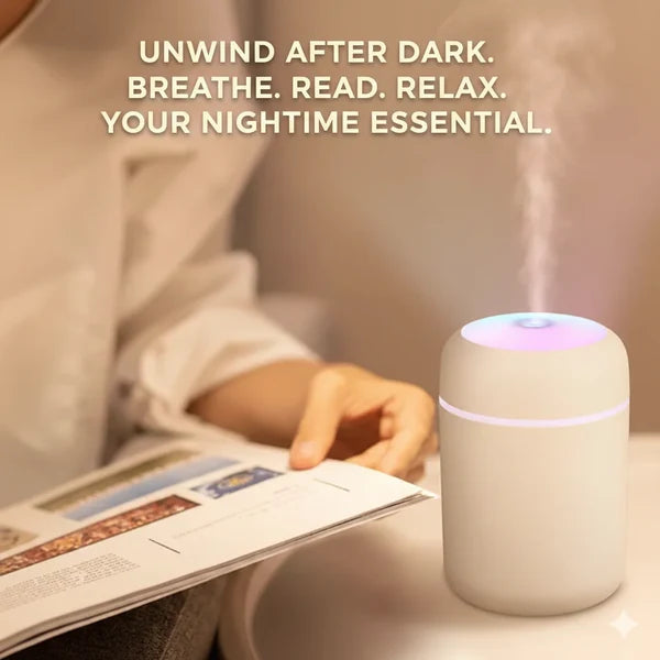 MiniMist Humidifier™– Smart Humidifier | Mist + Ambient Light | Daily Freshness