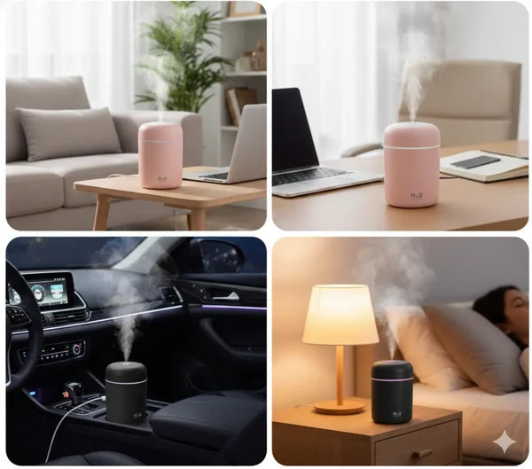 MiniMist Humidifier™– Smart Humidifier | Mist + Ambient Light | Daily Freshness