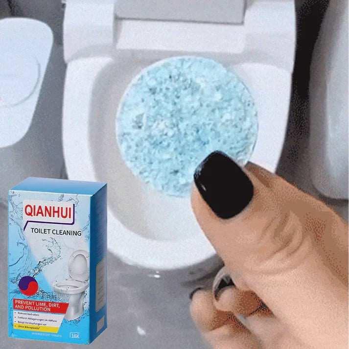 Toilet Cleaning Tablet-Toilet/WC & Bathroom Cleaner Tablet 16 Tablets in Box