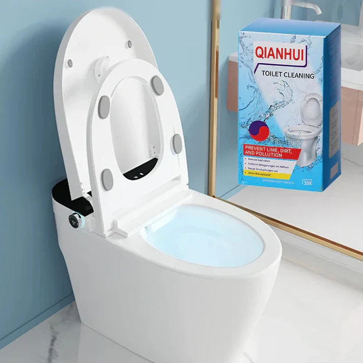 Toilet Cleaning Tablet-Toilet/WC & Bathroom Cleaner Tablet 16 Tablets in Box